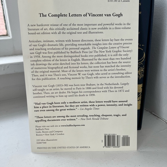 The Complete Letters of Vincent van Gogh Book Set - Picture 5 of 6